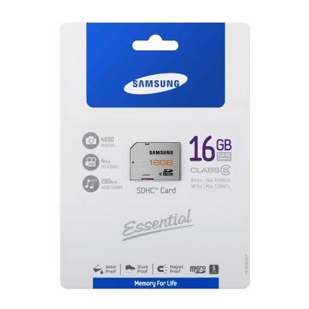 SAMSUNG 16GB SDHC Card R24/W13