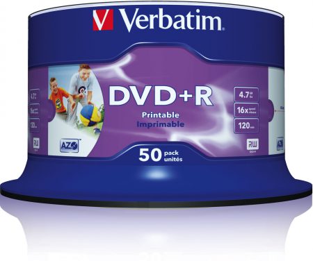 Verbatim DVD+R 4.7 GB 50 stuks spindel 16x