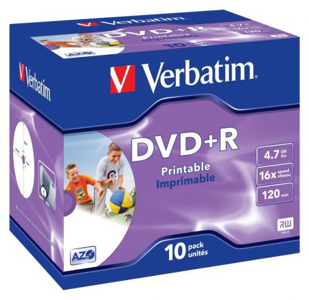 Verbatim DVD+R 4.7 GB 10 stuks Jewel 16x
