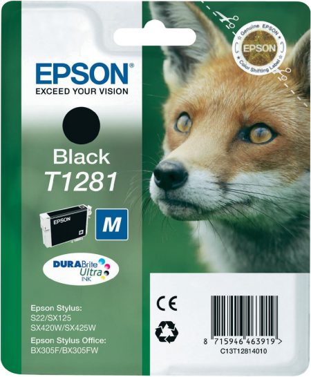 Epson  T1281 Zwart 5,9ml (Origineel)