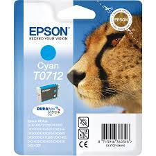 Epson T0712 Cyaan 5,5ml (Origineel)