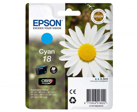Epson  T1802 Cyaan 3.3ml (Origineel)