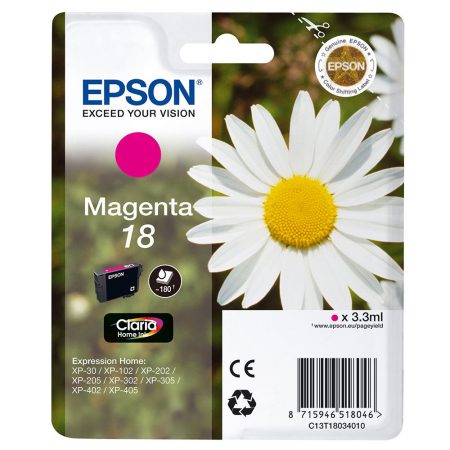 Epson T1803 Magenta 3.3ml (Origineel)