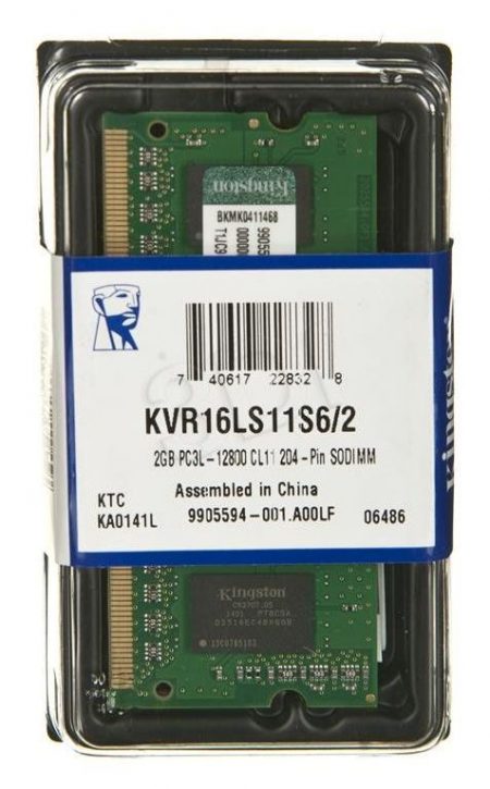 Kingston SO DIMM 2048MB/DDR3 CL11