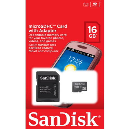 Sandisk microSDHC 16Gb