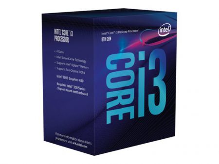 INTEL Core i3-8100 3,60GHz LGA1151 6MB Cache Boxed CPU