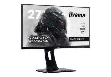 IIYAMA G-MASTER GB2730HSU-B1 27inch Ultra Slim G-Master Black Hawk FreeSync 1920x1080 75Hz HDMI USB-HUB 2x2